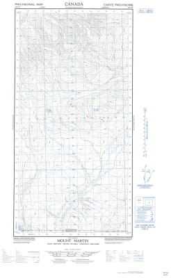 095C01W - MOUNT MARTIN - Topographic Map