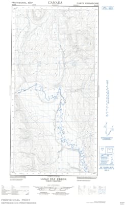 095C06W - GOLD PAY CREEK - Topographic Map