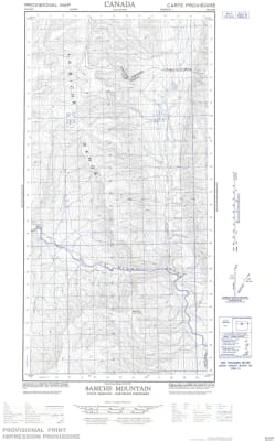 095C08W - BABICHE MOUNTAIN - Topographic Map