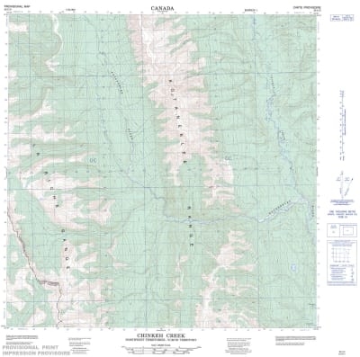 095C09 - CHINKEH CREEK - Topographic Map