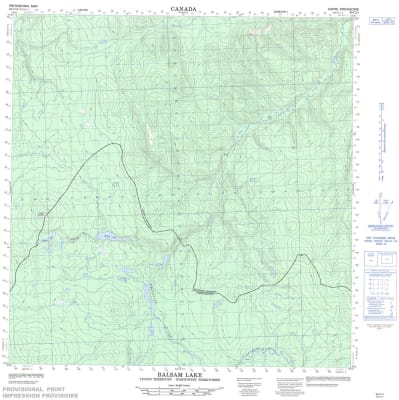 095C13 - BALSAM LAKE - Topographic Map