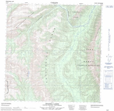 095C16 - ETANDA LAKES - Topographic Map