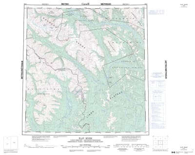 095E - FLAT RIVER - Topographic Map