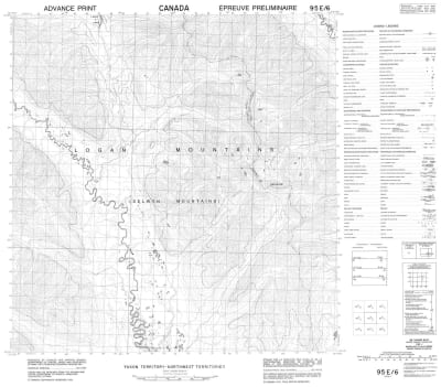095E06 - MOUNT DOOSHKA - Topographic Map