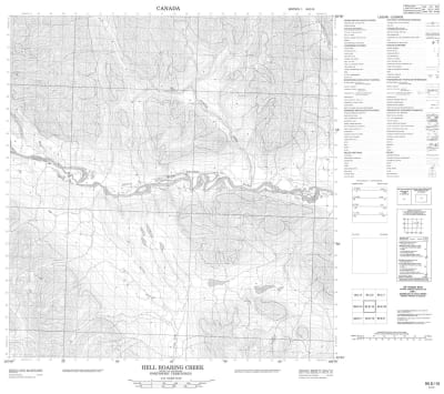 095E15 - HELL ROARING CREEK - Topographic Map