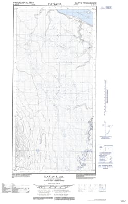 095H13W - MARTIN RIVER - Topographic Map