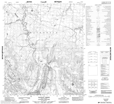 096D09 - RATION CREEK - Topographic Map