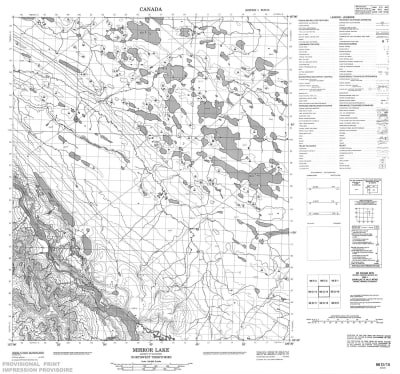 096D15 - MIRROR LAKE - Topographic Map