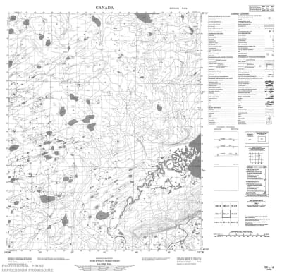 096L04 - TSINTU LAKE - Topographic Map