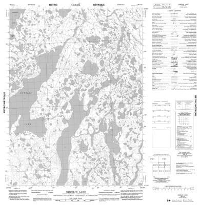 096N13 - NIWELIN LAKE - Topographic Map