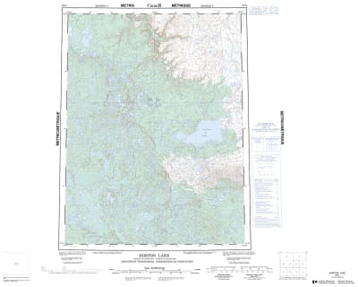 096O - HORTON LAKE - Topographic Map