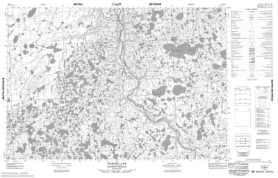 097B15 - GILMORE LAKE - Topographic Map