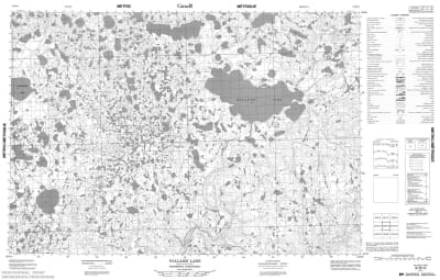 097B16 - FALLAIZE LAKE - Topographic Map