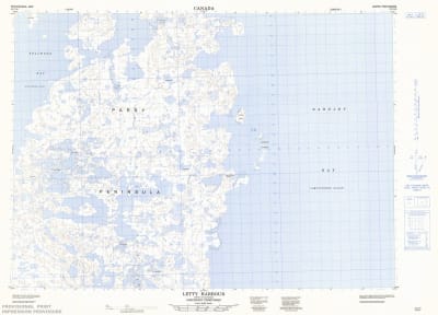 097C16 - LETTY HARBOUR - Topographic Map
