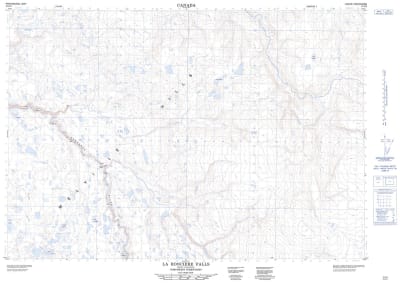 097D03 - LA RONCIERE FALLS - Topographic Map