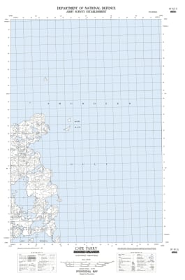 097F01E - CAPE PARRY - Topographic Map