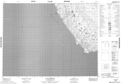 097H04 - CAPE LAMBTON - Topographic Map