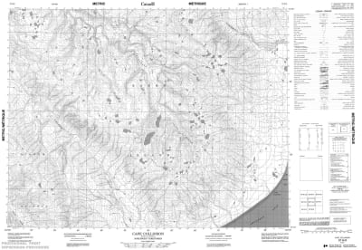 097H06 - CAPE COLLINSON - Topographic Map