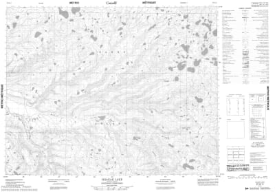 097H11 - HOAGAK LAKE - Topographic Map