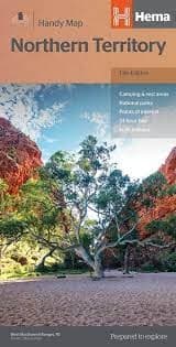 Navigate the Top End and Red Centre with the definitive NT road map. Features 24-hour fuel, free camping sites, 4WD tracks, and GPS-surveyed data for Kakadu and Uluru.