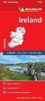 Ireland Travel & Road Map Michelin. Updated regularly, MICHELIN National Map Ireland will give you an overall picture of your journey thanks to its clear and accurate mapping scale 1:400,000. Our map will help you easily plan your safe and enjoyable journ