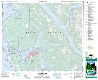 103J08 - PRINCE RUPERT - Topographic Map