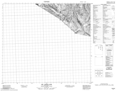 104B06 - MT LEWIS CASS - Topographic Map