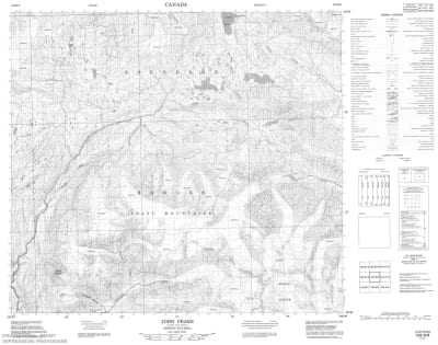 104B09 - JOHN PEAKS - Topographic Map