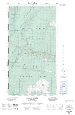 104J02E - CLASSY CREEK - Topographic Map
