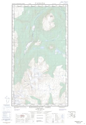104J04W - KENNICOTT LAKE - Topographic Map