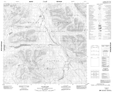 104O01 - ED ASP LAKE - Topographic Map
