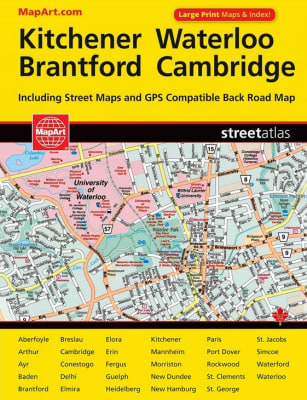 Kitchener Waterloo MapArt Atlas