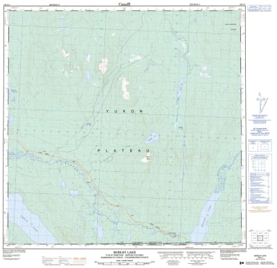 105C01 - MORLEY LAKE - Topographic Map