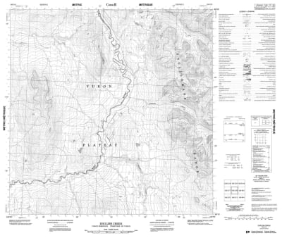 105C08 - ENGLISH CREEK - Topographic Map