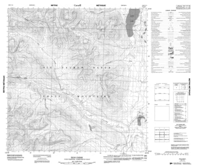 105C14 - IRON CREEK - Topographic Map