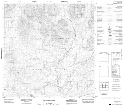 105G04 - INDIGO LAKE - Topographic Map