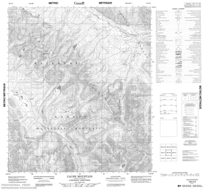 106A08 - CACHE MOUNTAIN - Topographic Map
