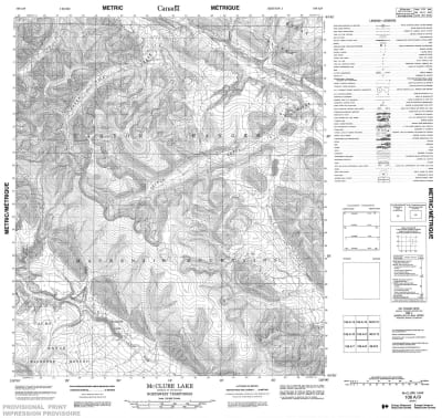 106A09 - MCCLURE LAKE - Topographic Map