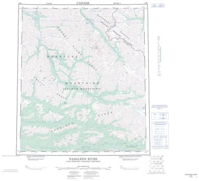 106C - NADALEEN RIVER - Topographic Map