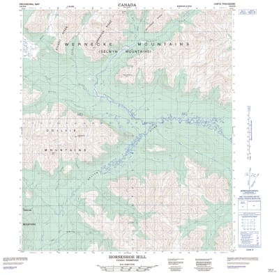 106D06 - HORSESHOE HILL - Topographic Map
