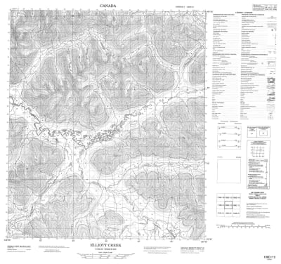 106D12 - ELLIOTT CREEK - Topographic Map