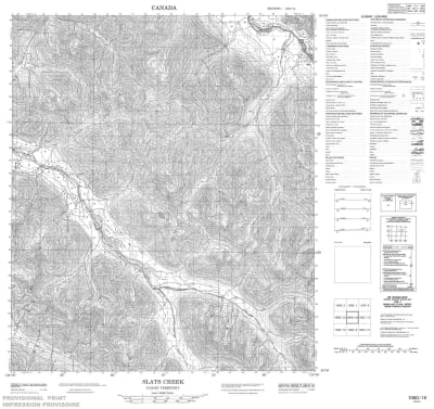 106D16 - SLATS CREEK - Topographic Map