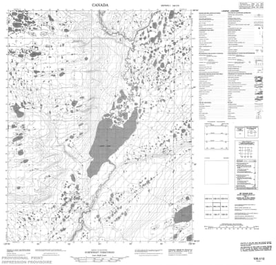 106I10 - NO TITLE - Topographic Map