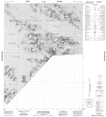 115B05 - MOUNT VANCOUVER - Topographic Map
