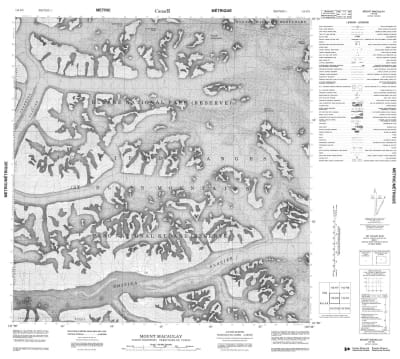 115F02 - MOUNT MACAULAY - Topographic Map