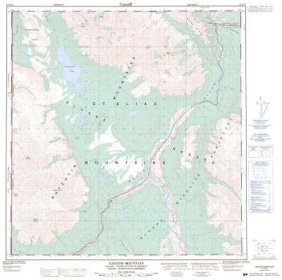 115F15 - CANYON MOUNTAIN - Topographic Map