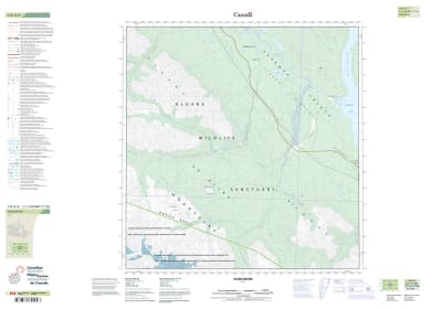 115G06 - DUKE RIVER - Topographic Map