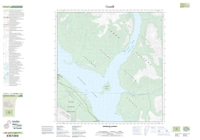 115G07 - BURWASH LANDING - Topographic Map