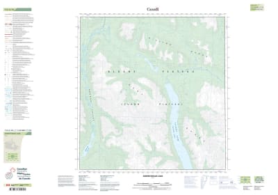 115G10 - SERPENTHEAD LAKE - Topographic Map