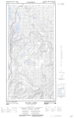 115H02W - HUTSHI LAKES - Topographic Map